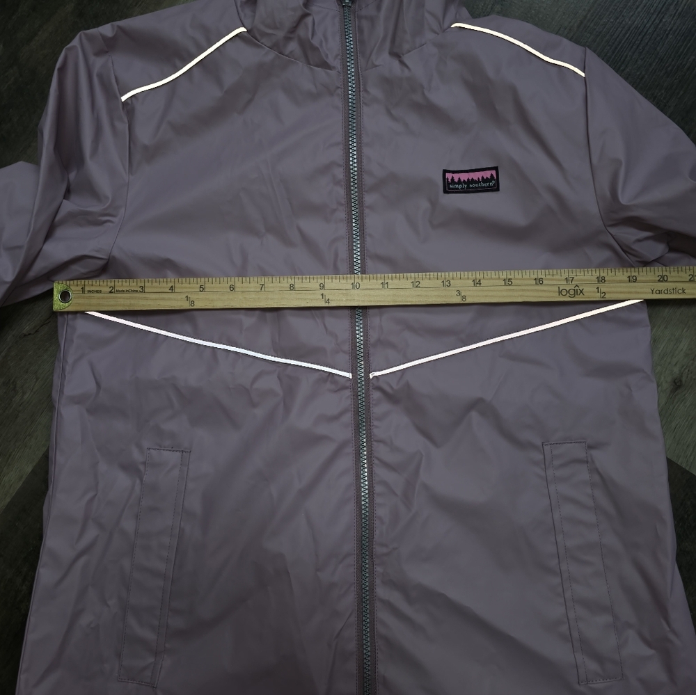 Simply Southern, Hooded Rain Jacket, NWT - Picture 6 of 11